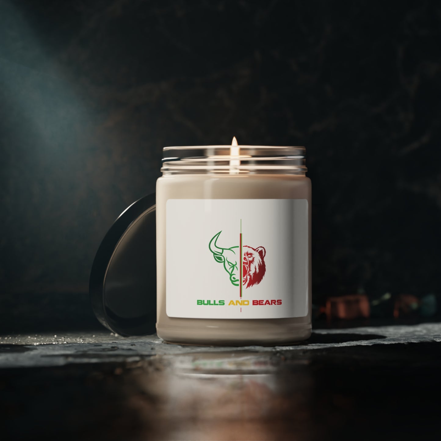 Bulls and Bears Scented Soy Candle, 9oz