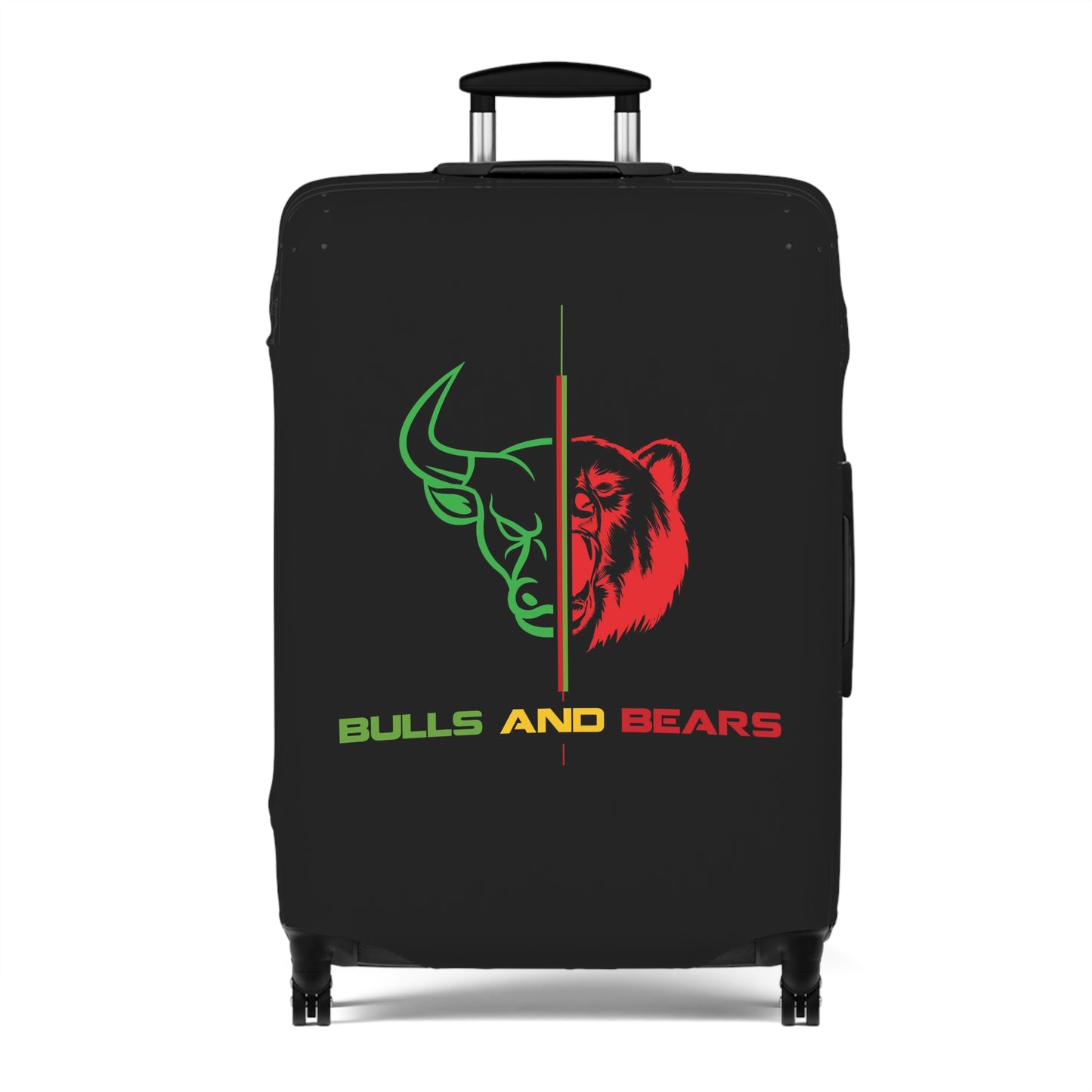 Bulls and Bears Luggage Cover