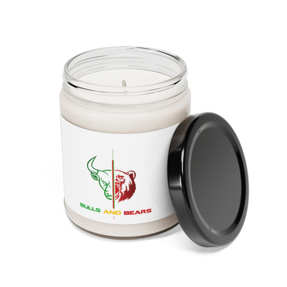 Bulls and Bears Scented Soy Candle, 9oz