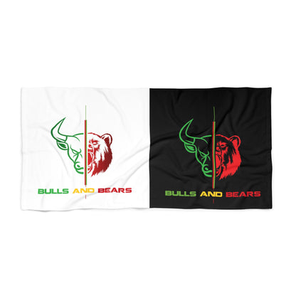 Bulls and Bears Beach Towel