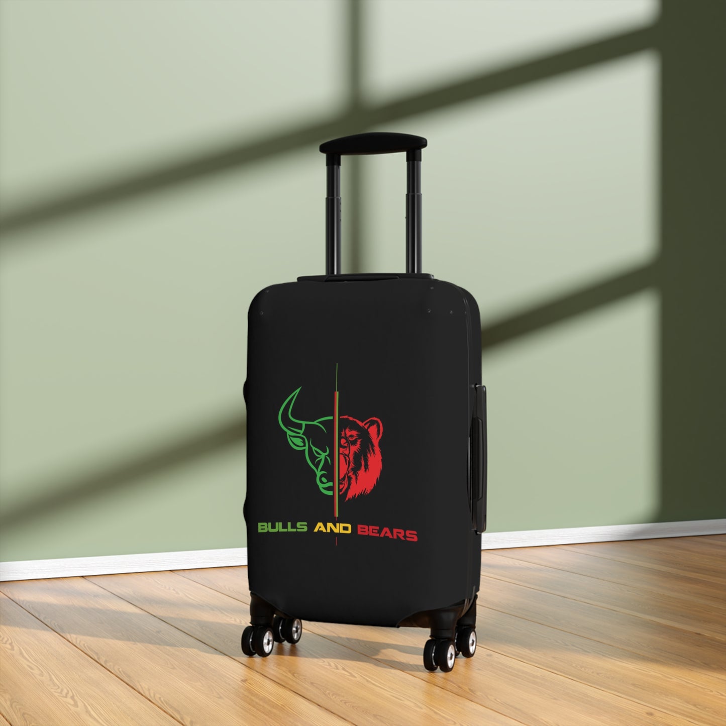 Bulls and Bears Luggage Cover