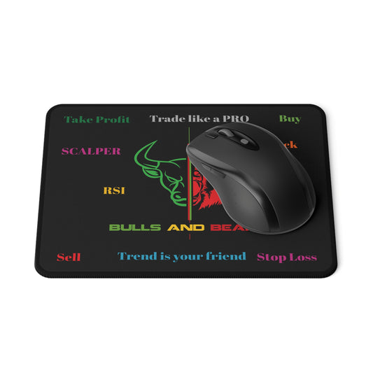 Bulls and Bears - Non-Slip Gaming Mouse Pad