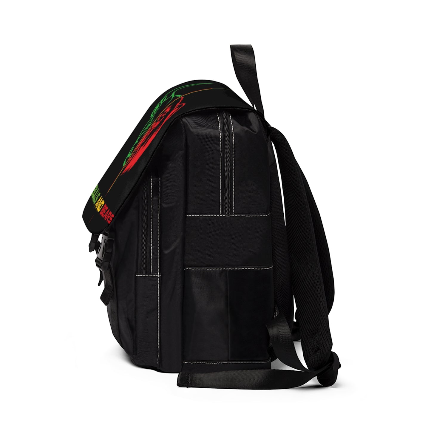 Bulls and Bears Unisex Casual Shoulder Backpack Black