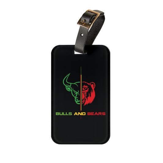 Bulls and Bears Luggage Tag