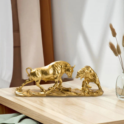 Bull and Bear Statue Modern Decor